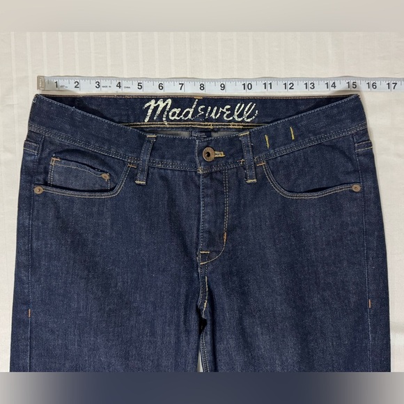 Madewell Bootcut Jeans Bootlegger Dark Wash Blue Denim Women’s 29x31.5 - Picture 9 of 15